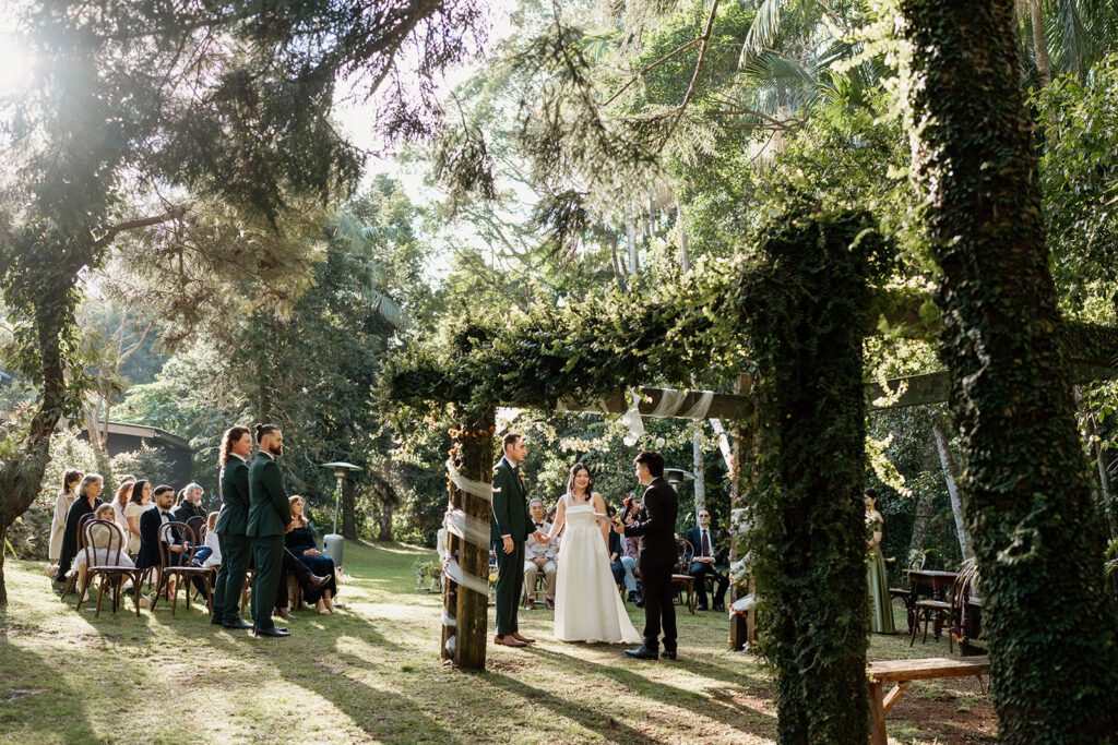 Elm House – Rainforest Wedding Venue Near Brisbane. Brisbane wedding photographer
